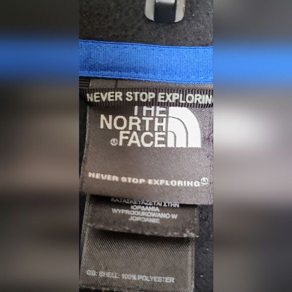 The North Face Size Medium Glacier Black TKA 100 Thermal Fleece Pullover Shirt - Picture 5 of 9